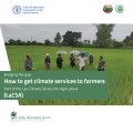 Bridging the gap:  How to get climate services to farmers